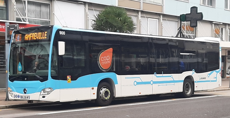 bus Cap Cotentin Cherbourg septembre 2021 ligne 4 urbaine