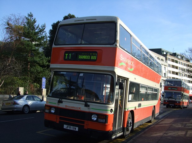 Two Olympians parked in Bourne Avenue