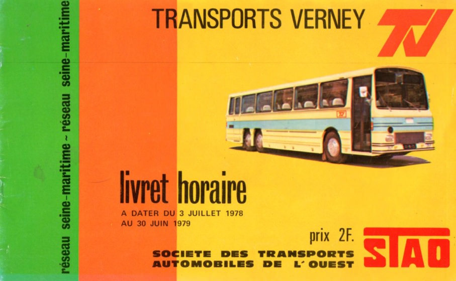1978 timetable Seine Maritime