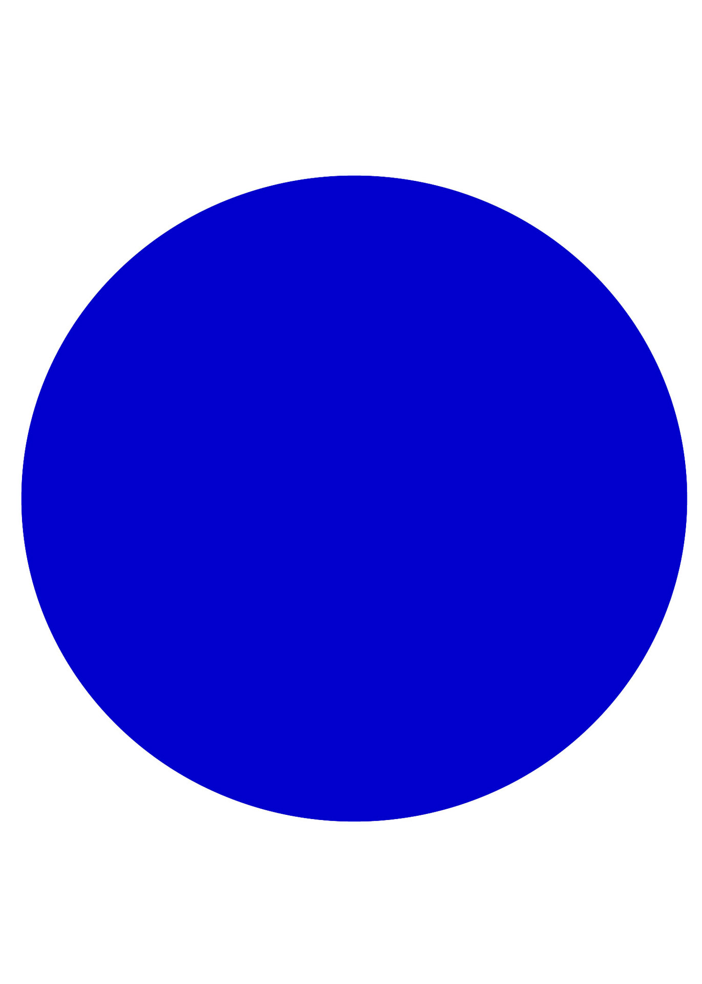 disque bleu