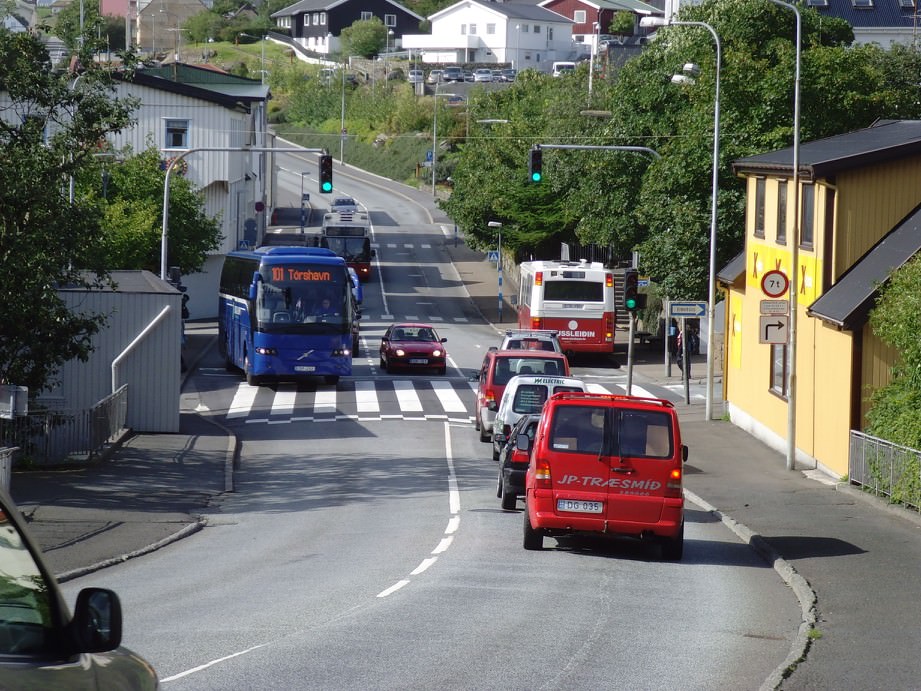 Steinatun in mid-town Torshavn