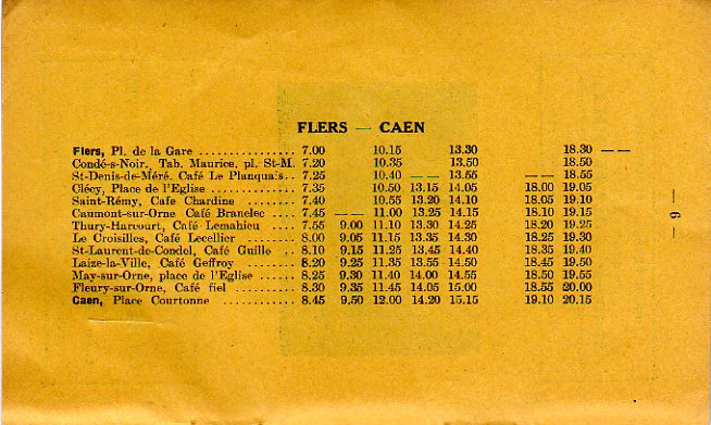 Flers to Caen
