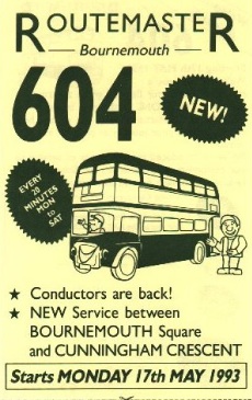 Routemaster Bournemouth leaflet
